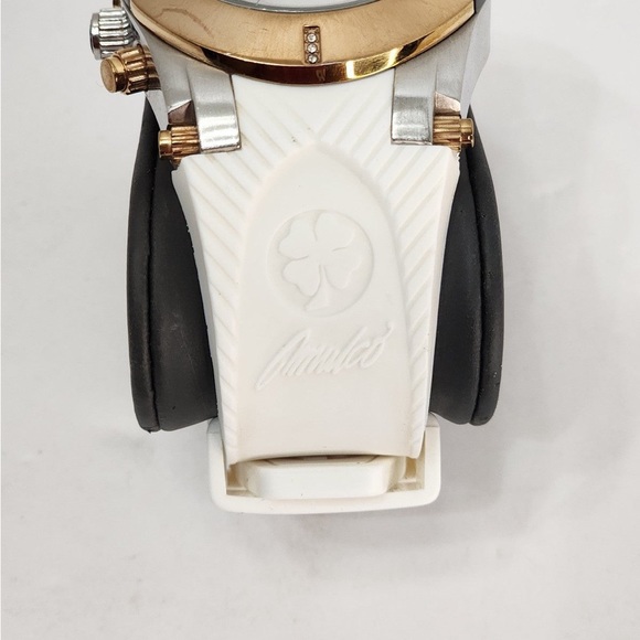 MULCO Women's MW5-3069-015 Kripton Snap Analog Display Swiss Quartz Black Watch - Picture 7 of 11